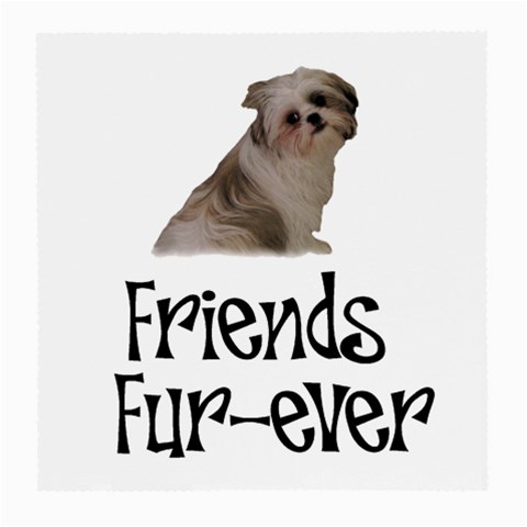 Shih Tzu friends Glasses Cloth (Medium) from ArtsNow.com Front