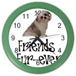 Shih Tzu friends Color Wall Clock