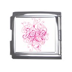 White Love Mega Link Italian Charm (18mm)