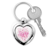 White Love Key Chain (Heart)