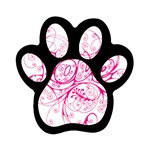 White Love Magnet (Paw Print)