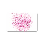 White Love Magnet (Name Card)