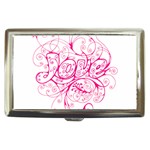 White Love Cigarette Money Case