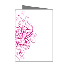 White Love Mini Greeting Cards (Pkg of 8) from ArtsNow.com Left