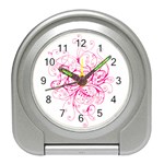 White Love Travel Alarm Clock