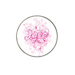 White Love Hat Clip Ball Marker