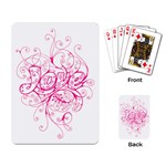 White Love Playing Cards Single Design