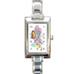 Jewel Rectangular Italian Charm Watch