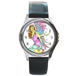 Jewel Round Metal Watch