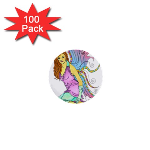 Jewel 1  Mini Button (100 pack)  from ArtsNow.com Front