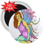 Jewel 3  Magnet (100 pack)