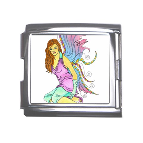 Jewel Mega Link Italian Charm (18mm) from ArtsNow.com Front