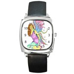 Jewel Square Metal Watch