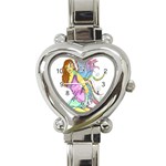 Jewel Heart Italian Charm Watch