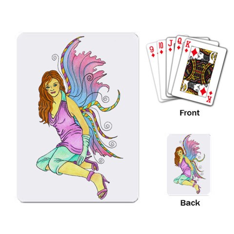 Jewel Playing Cards Single Design from ArtsNow.com Back