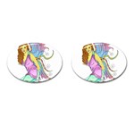 Jewel Cufflinks (Oval)