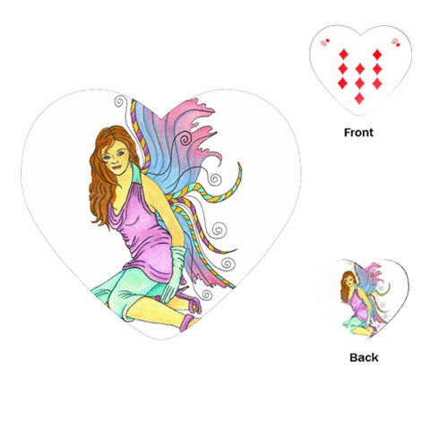 Jewel Playing Cards (Heart) from ArtsNow.com Front