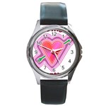 Be My Valentine Round Metal Watch