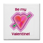 Be My Valentine Tile Coaster