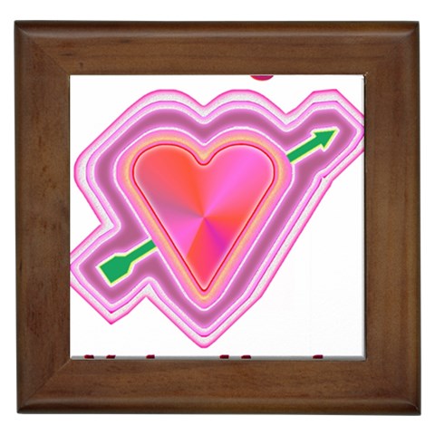 Be My Valentine Framed Tile from ArtsNow.com Front