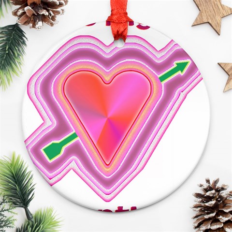 Be My Valentine Ornament (Round) from ArtsNow.com Front