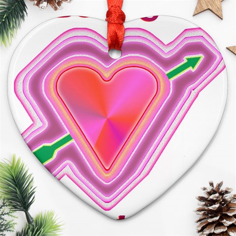 Be My Valentine Ornament (Heart) from ArtsNow.com Front
