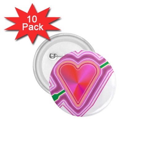 Be My Valentine 1.75  Button (10 pack)  from ArtsNow.com Front