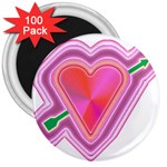 Be My Valentine 3  Magnet (100 pack)