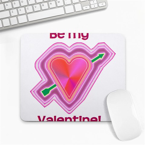 Be My Valentine Large Mousepad from ArtsNow.com Front
