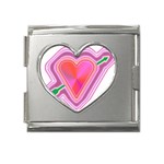 Be My Valentine Mega Link Heart Italian Charm (18mm)