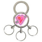 Be My Valentine 3-Ring Key Chain