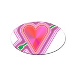 Be My Valentine Sticker Oval (10 pack)