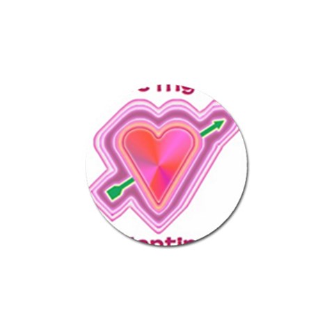 Be My Valentine Golf Ball Marker (4 pack) from ArtsNow.com Front