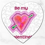 Be My Valentine Jigsaw Puzzle (Heart)
