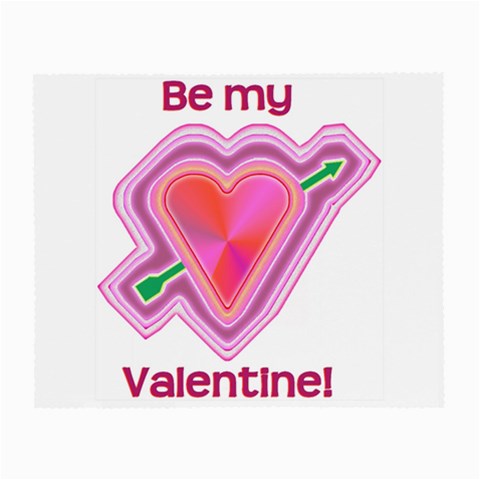 Be My Valentine Glasses Cloth (Small) from ArtsNow.com Front