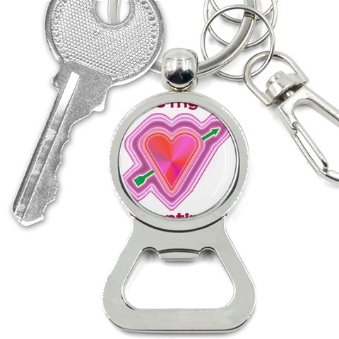Be My Valentine Bottle Opener Key Chain from ArtsNow.com Front