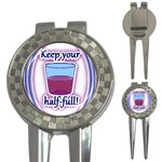 Glass Half Full 3-in-1 Golf Divot