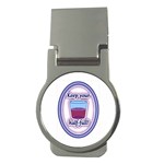 Glass Half Full Money Clip (Round)