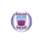 Glass Half Full Golf Ball Marker (4 pack)