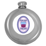 Glass Half Full Hip Flask (5 oz)