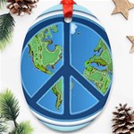 World Peace Ornament (Oval)