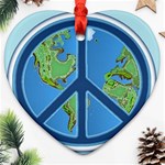 World Peace Ornament (Heart)