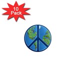 World Peace 1  Mini Magnet (10 pack) 