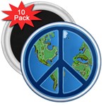 World Peace 3  Magnet (10 pack)