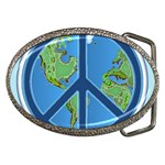 World Peace Belt Buckle