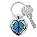 World Peace Key Chain (Heart)