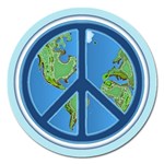 World Peace Magnet 5  (Round)