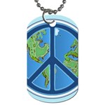 World Peace Dog Tag (One Side)