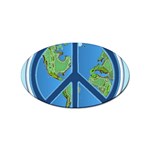 World Peace Sticker Oval (10 pack)