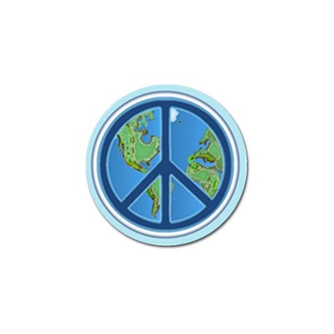 World Peace Golf Ball Marker (10 pack) from ArtsNow.com Front